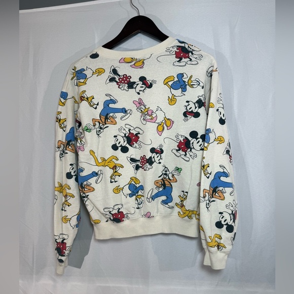Vintage Style Disney Character Sweatshirt Women’s S Cream Pullover - Picture 5 of 5